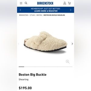 Birkenstock Boston Big Buckle Clog - Shearling